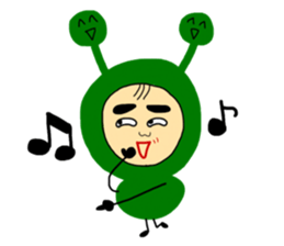 Fairy GREEN MAN sticker #14539154