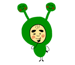 Fairy GREEN MAN sticker #14539156