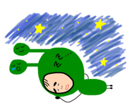 Fairy GREEN MAN sticker #14539157