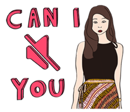 Pink Girl Talk sticker #14539297