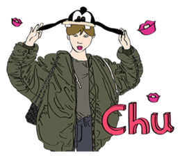 Pink Girl Talk sticker #14539304