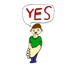 Sticker of the 10-year-old boy sticker #14539696