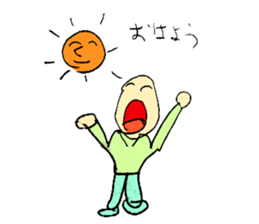 Sticker of the 10-year-old boy sticker #14539700