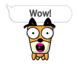 TF-Dog Animation 3 ( English ) sticker #14539868