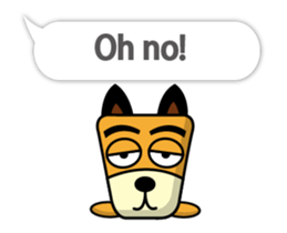 TF-Dog Animation 3 ( English ) sticker #14539881