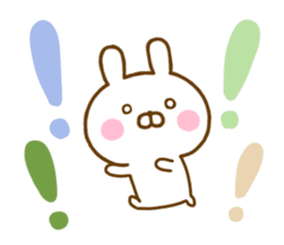 Rabbit Usahina Yokutukau Northern Europe sticker #14540465