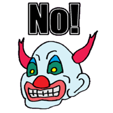 KM51 Killer Clown 2 sticker #14540553