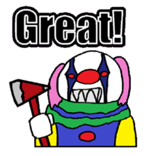 KM51 Killer Clown 2 sticker #14540559