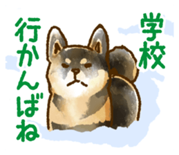 Niigata dialect speaking shibainu 2 sticker #14540885