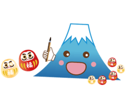 Lucky words and Mt. Fuji. ver. New Year! sticker #14541019