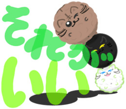 Round of Cat 4 ~Large Font~ sticker #14541190