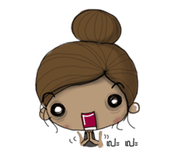 NATSOM:Tan Skin Girl sticker #14541626