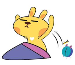 Golden Rabbit Stickers sticker #14542035