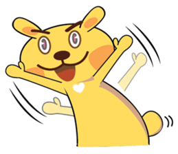 Golden Rabbit Stickers sticker #14542036
