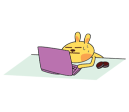 Golden Rabbit Stickers sticker #14542037