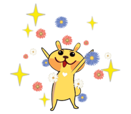 Golden Rabbit Stickers sticker #14542038