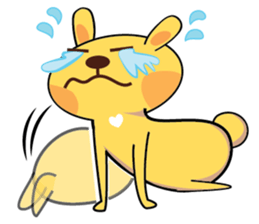 Golden Rabbit Stickers sticker #14542043