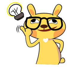 Golden Rabbit Stickers sticker #14542051