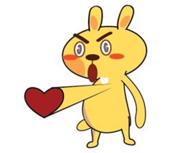 Golden Rabbit Stickers sticker #14542055