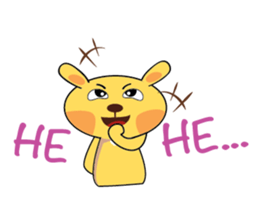 Golden Rabbit Stickers sticker #14542062