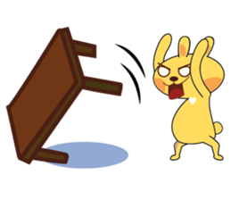 Golden Rabbit Stickers sticker #14542063