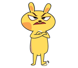 Golden Rabbit Stickers sticker #14542065