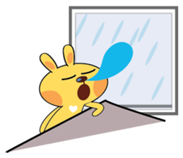 Golden Rabbit Stickers sticker #14542066