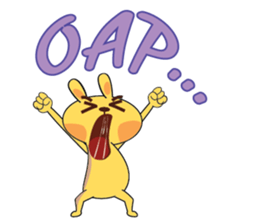 Golden Rabbit Stickers sticker #14542067