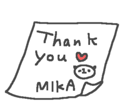 Mika cute panda stickers! sticker #14542098