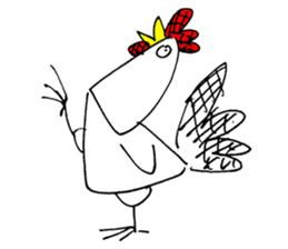 A Japanese bird year sticker by PIGPONG sticker #14542313
