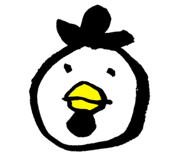 A Japanese bird year sticker by PIGPONG sticker #14542328
