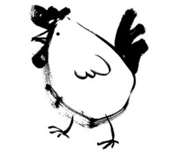 A Japanese bird year sticker by PIGPONG sticker #14542330