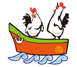 A Japanese bird year sticker by PIGPONG sticker #14542332