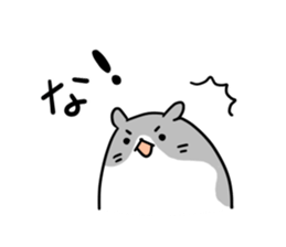 Round hamster sticker #14542488