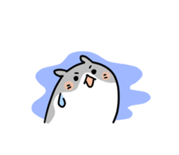 Round hamster sticker #14542500