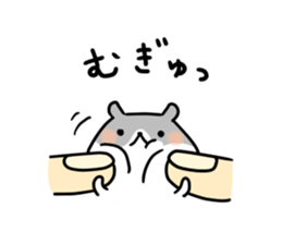 Round hamster sticker #14542503