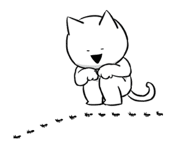 Extremely Rabbit&Cat Animated sticker #14542566