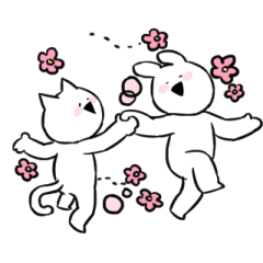 Extremely Rabbit&Cat Animated