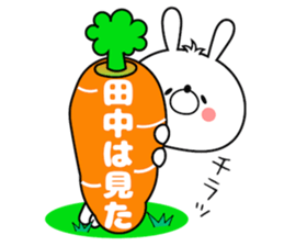 Bunny Sticker Tanaka sticker #14542972