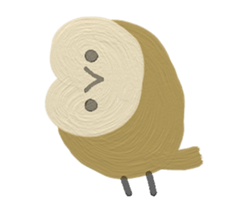 Daily life of cute owls sticker #14543233