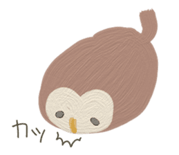 Daily life of cute owls sticker #14543251