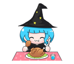 Tuckky Little Witch sticker #14544001