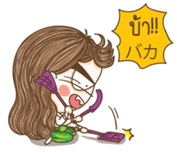 HanaJung cute girl sticker #14544033