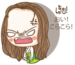 HanaJung cute girl sticker #14544035