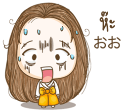 HanaJung cute girl sticker #14544048