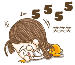 HanaJung cute girl sticker #14544053