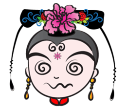 Big eyes Princess sticker #14544754