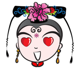 Big eyes Princess sticker #14544755