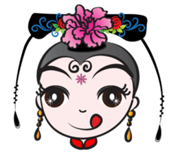 Big eyes Princess sticker #14544756