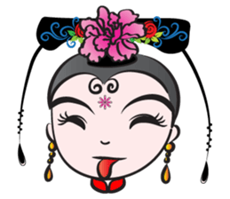 Big eyes Princess sticker #14544757